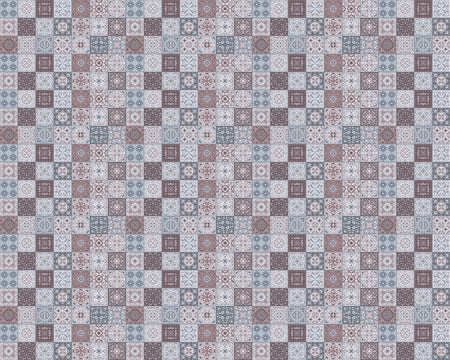 Toilettenrückwand Patchwork