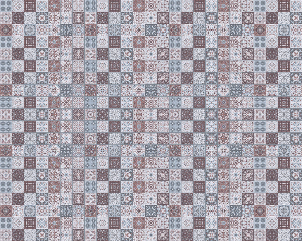 Toilettenrückwand Patchwork