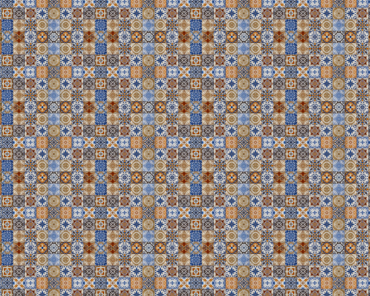 Toilettenrückwand Patchwork