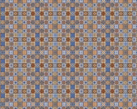 Toilettenrückwand Patchwork
