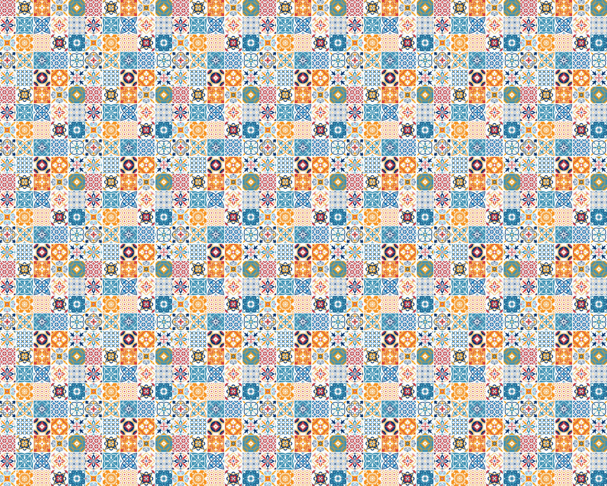 Toilettenrückwand Patchwork