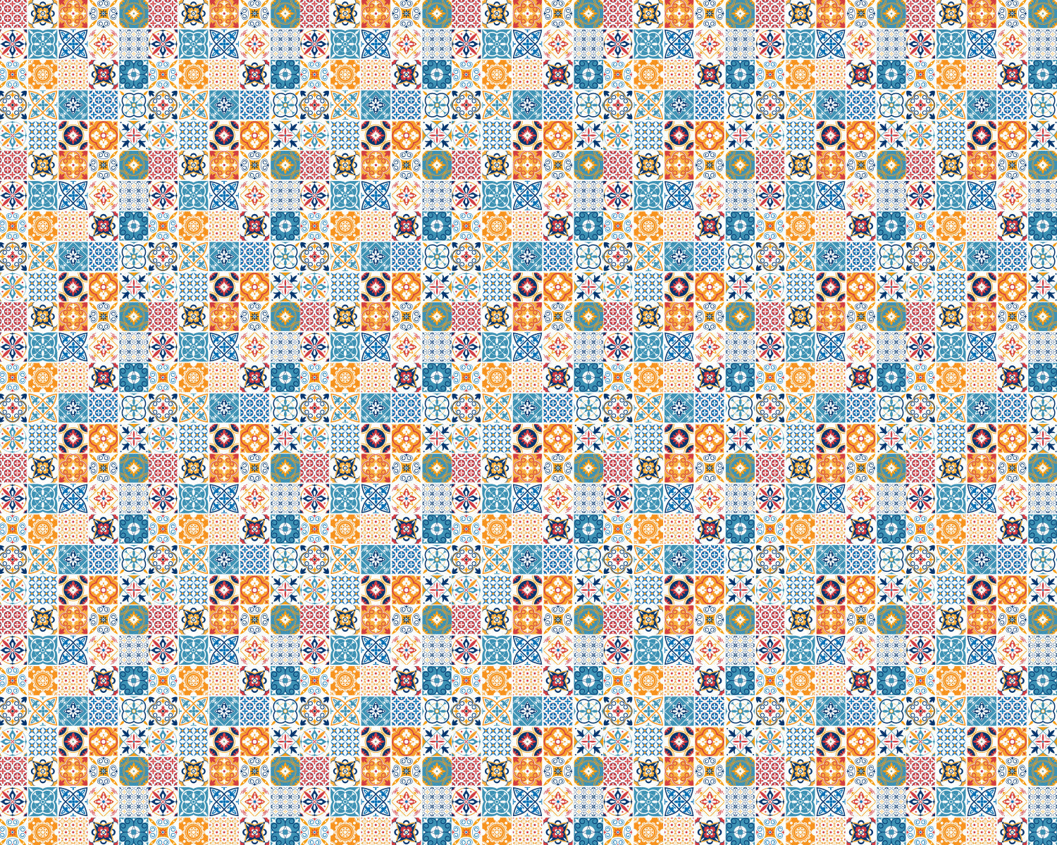 Toilettenrückwand Patchwork