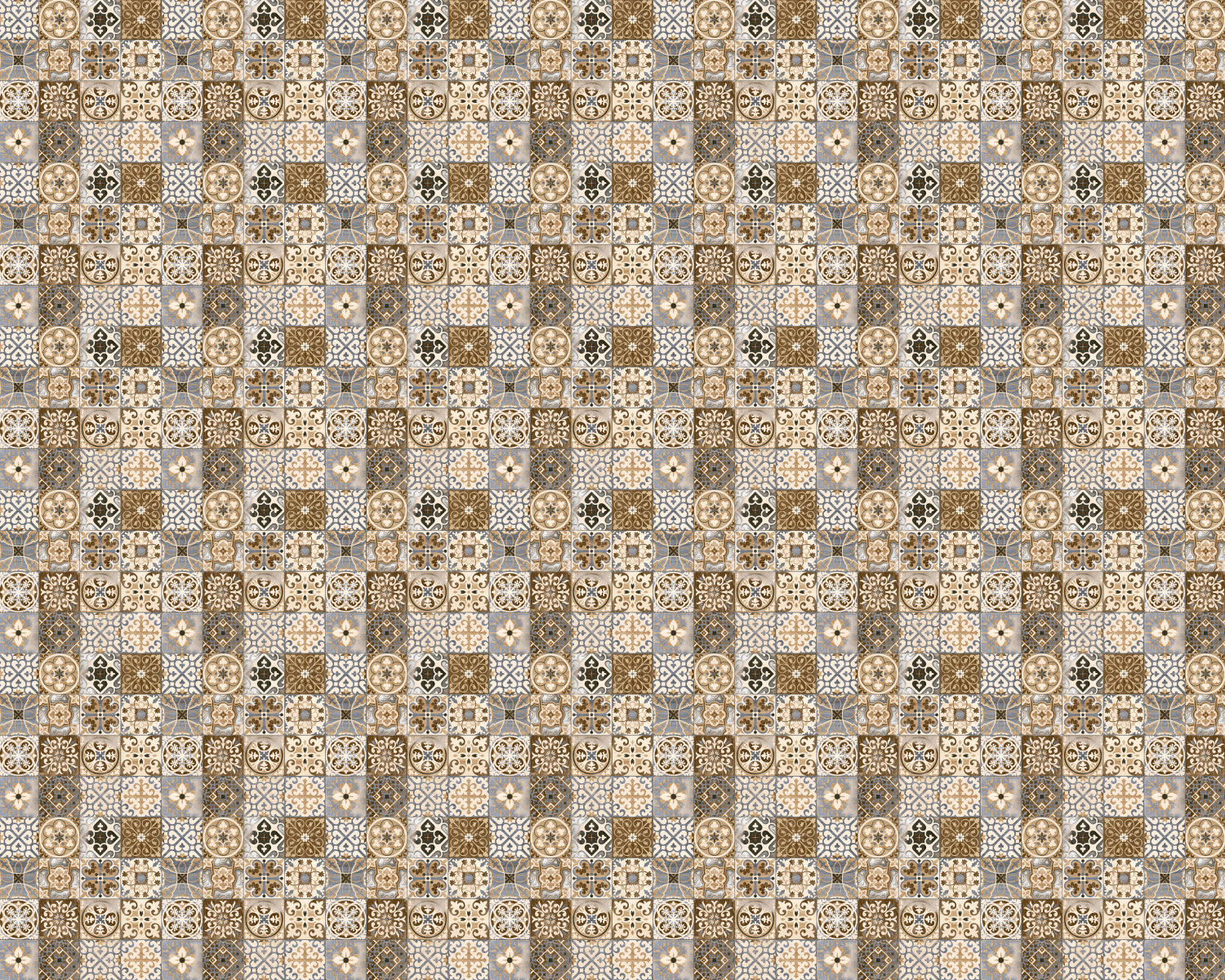 Toilettenrückwand Patchwork