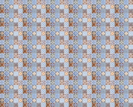 Toilettenrückwand Patchwork