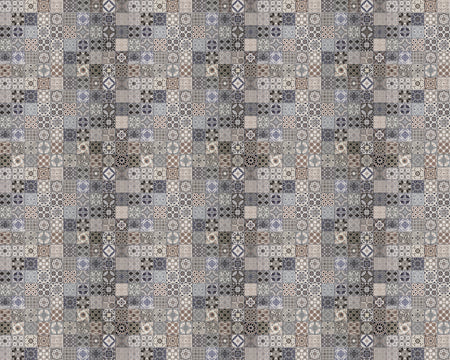 Toilettenrückwand Patchwork