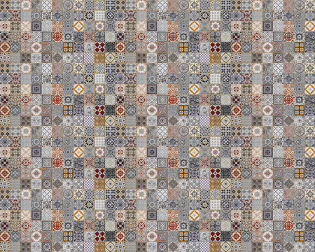 Toilettenrückwand Patchwork