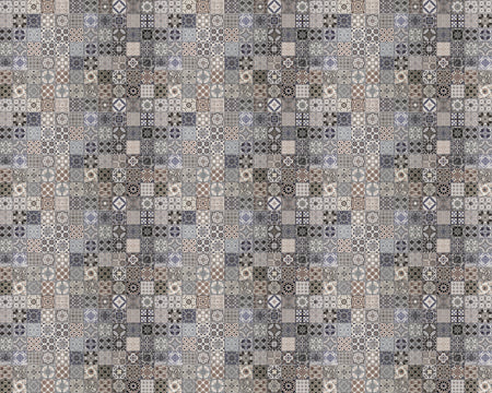 Toilettenrückwand Patchwork
