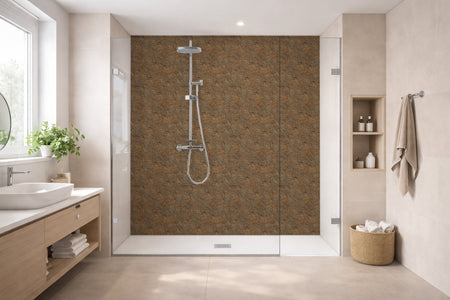 Toilettenrückwand Steinoptik