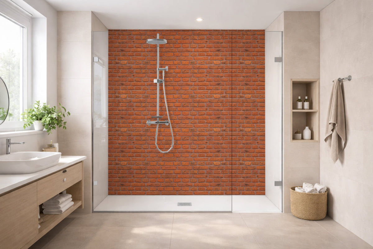 Toilettenrückwand Steinoptik