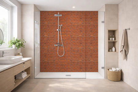 Toilettenrückwand Steinoptik