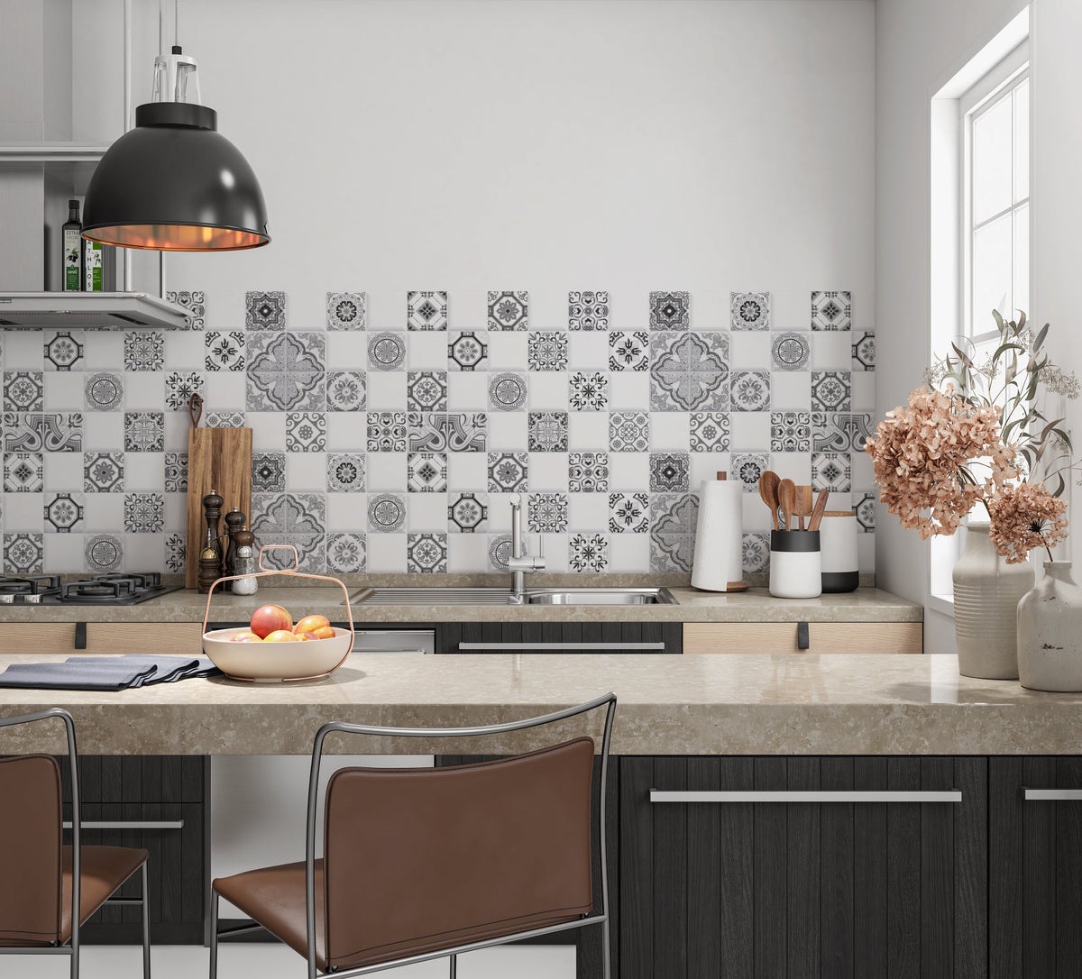 Küchenrückwand Fliesenoptik