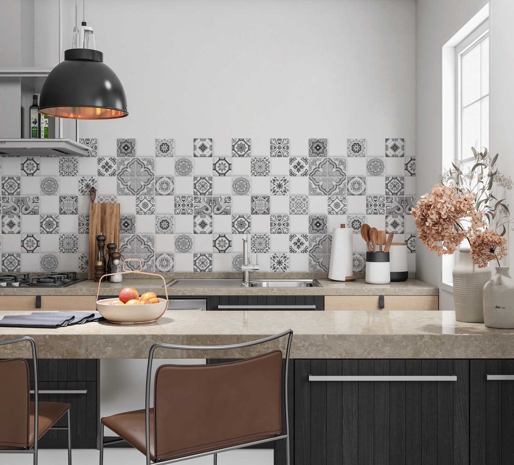 Küchenrückwand Fliesenoptik