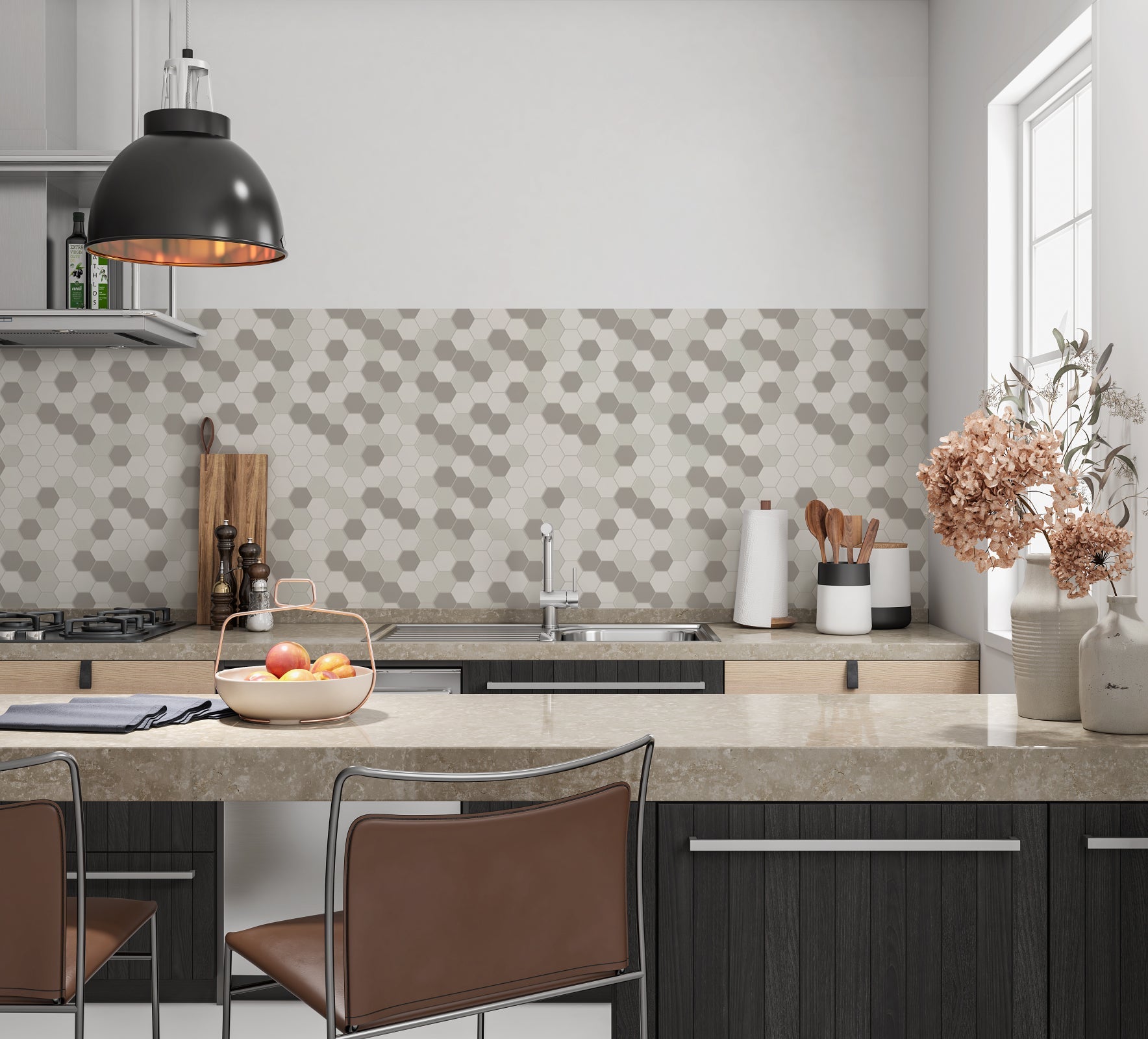 Küchenrückwand Fliesenoptik