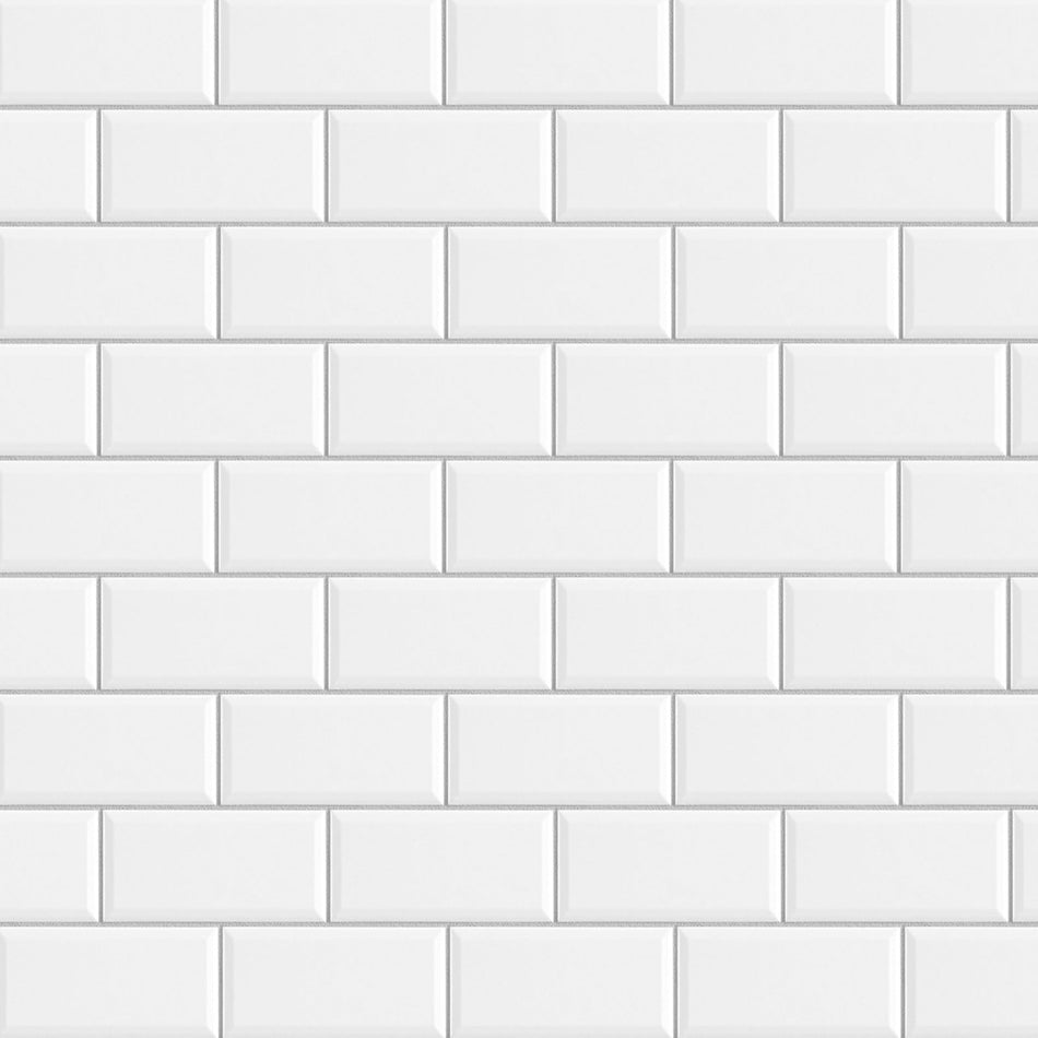 Toilettenrückwand Fliesenoptik