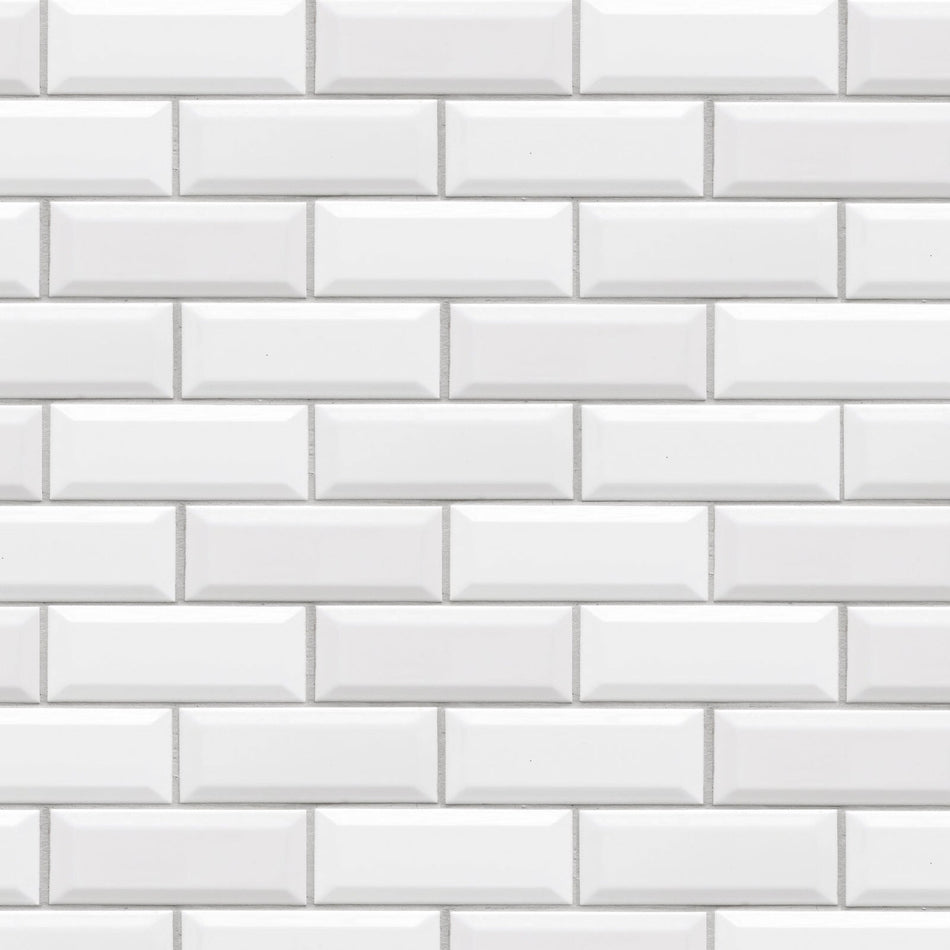 Toilettenrückwand Fliesenoptik