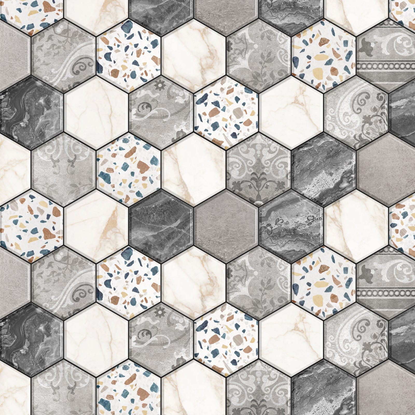 Waschbeckenrückwand Fliesenoptik