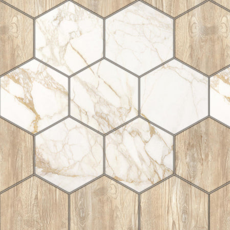 Waschbeckenrückwand Fliesenoptik