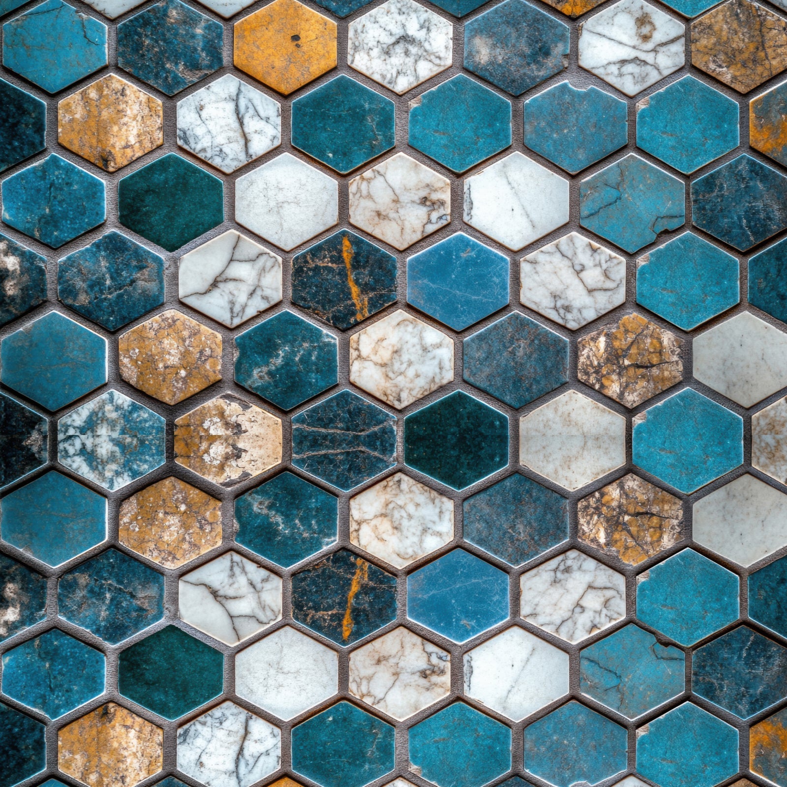 Waschbeckenrückwand Fliesenoptik