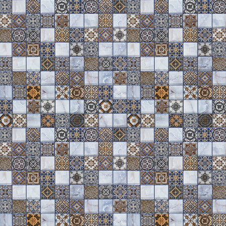 Waschbeckenrückwand Fliesenoptik