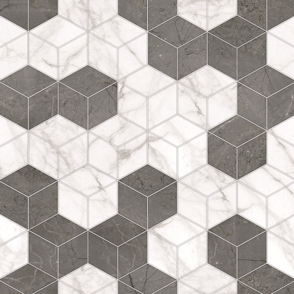 Waschbeckenrückwand Fliesenoptik