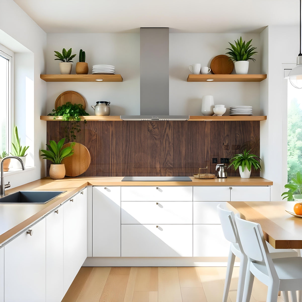 Küchenrückwand Holzoptik