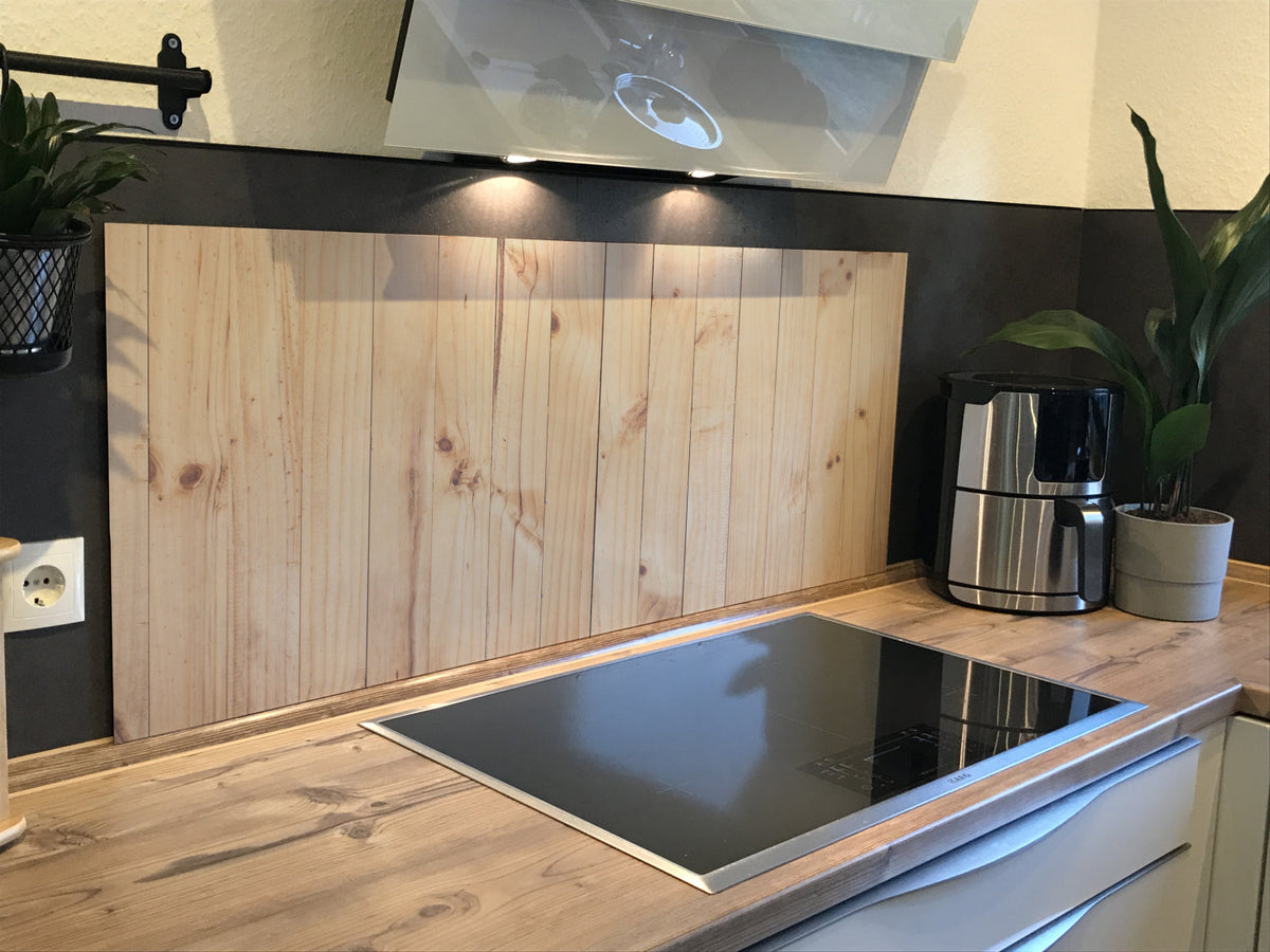 Spritzschutz Küche Holzoptik