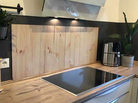 Spritzschutz Küche Holzoptik