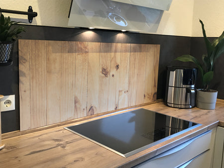 Spritzschutz Küche Holzoptik