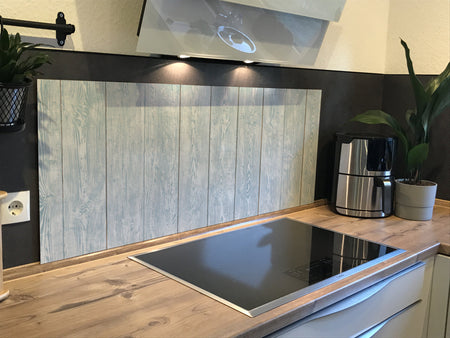 Spritzschutz Küche Holzoptik