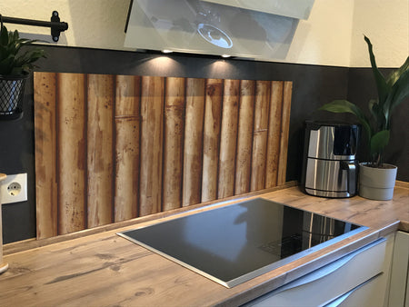 Spritzschutz Küche Holzoptik