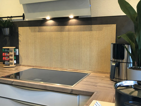 Spritzschutz Küche Holzoptik