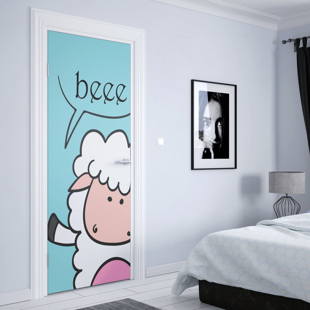 Türposter Kinderzimmer Selbstklebend