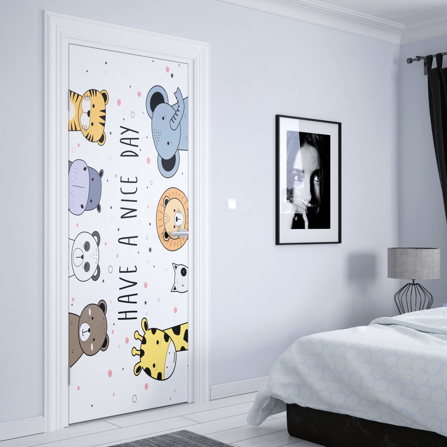 Türposter Kinderzimmer Selbstklebend