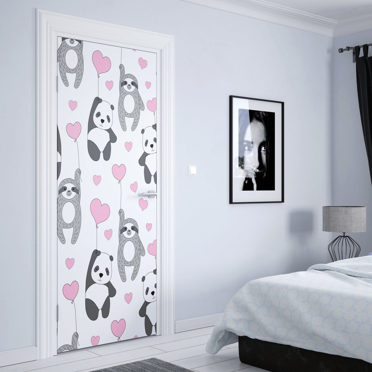 Türposter Kinderzimmer Selbstklebend