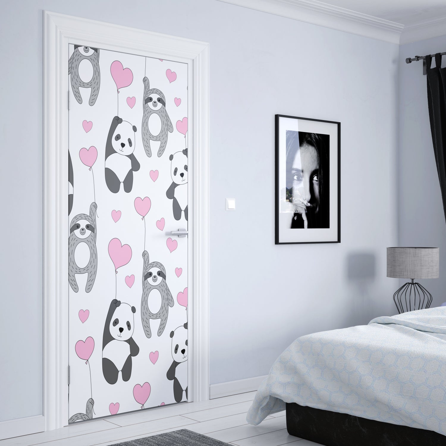 Türposter Kinderzimmer Selbstklebend