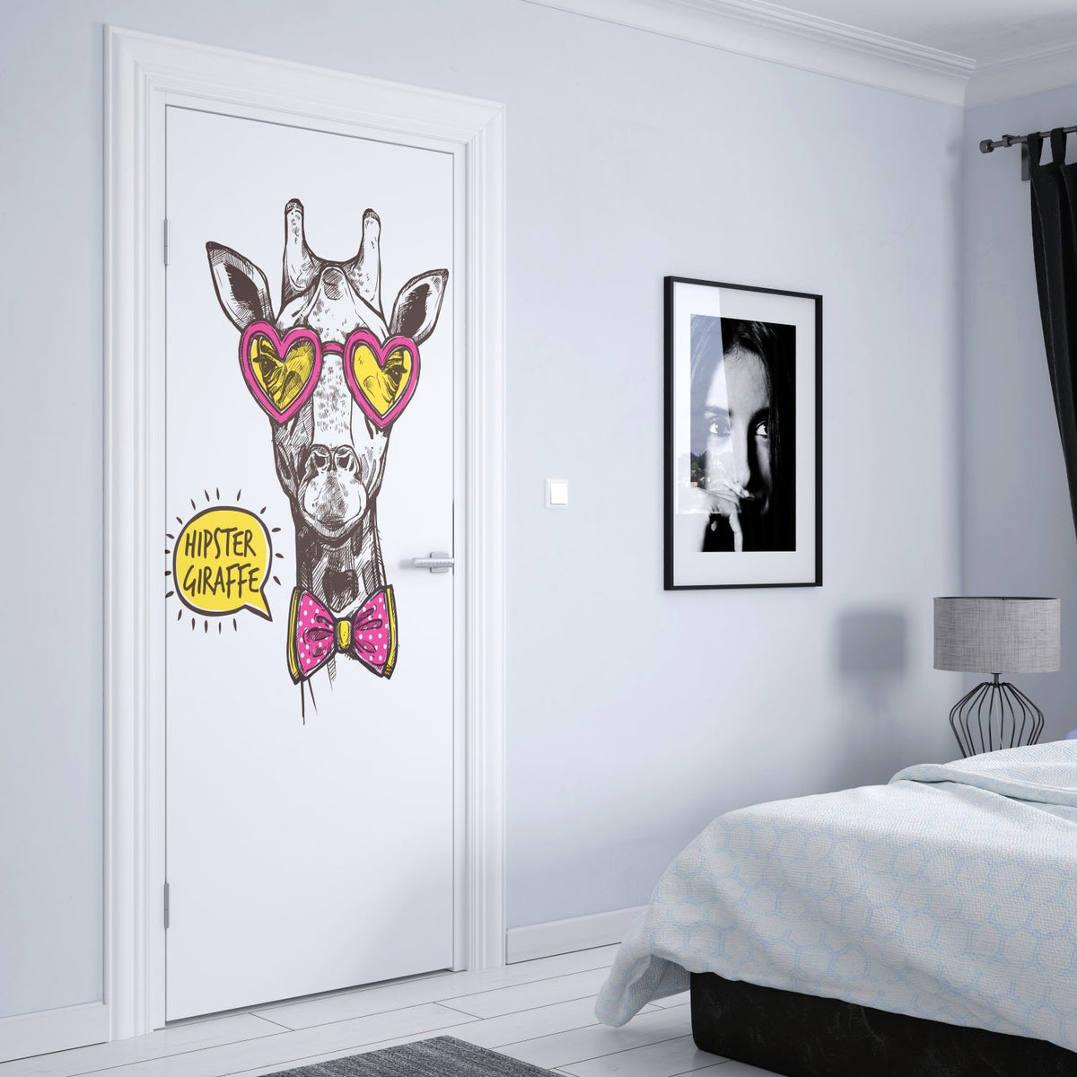 Türposter Kinderzimmer Selbstklebend