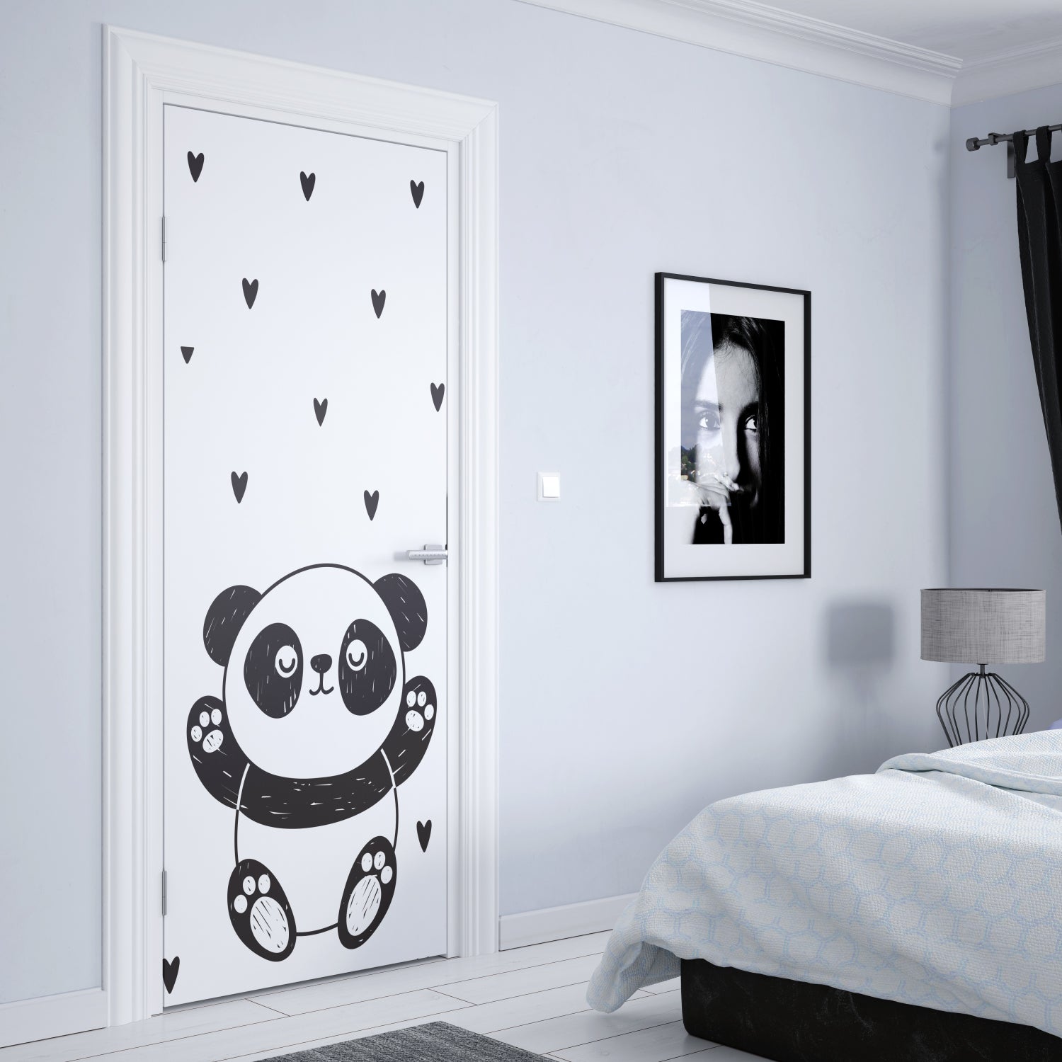 Türposter Kinderzimmer Selbstklebend