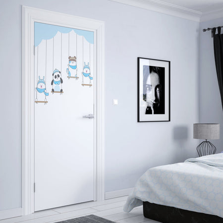 Türposter Kinderzimmer Selbstklebend