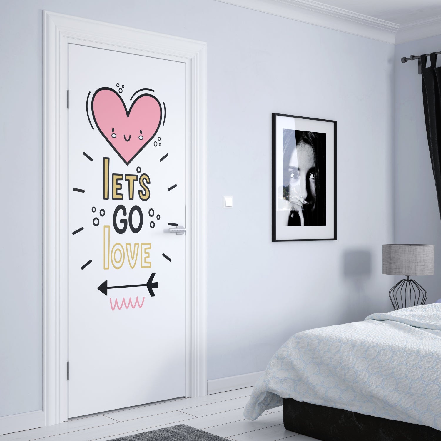 Türposter Kinderzimmer Selbstklebend