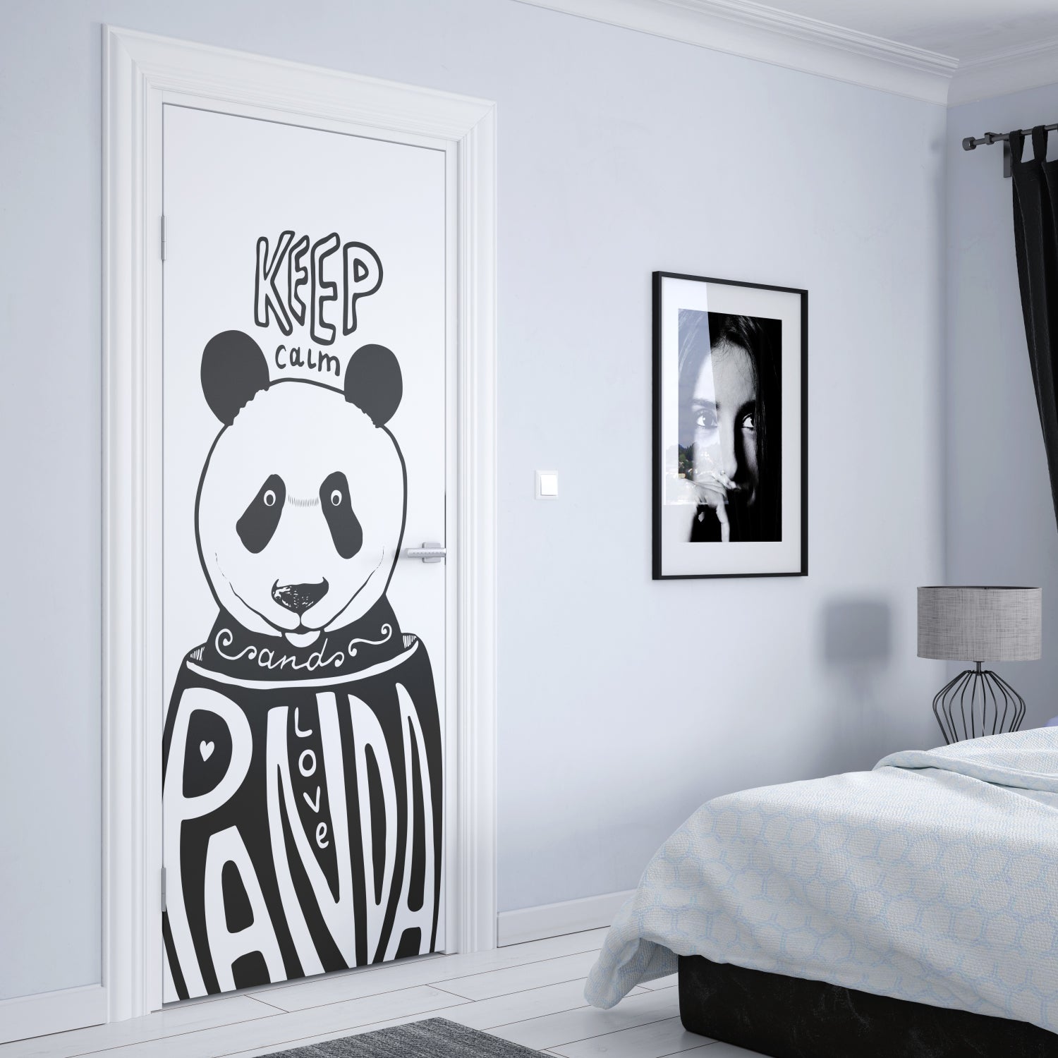 Türposter Kinderzimmer Selbstklebend