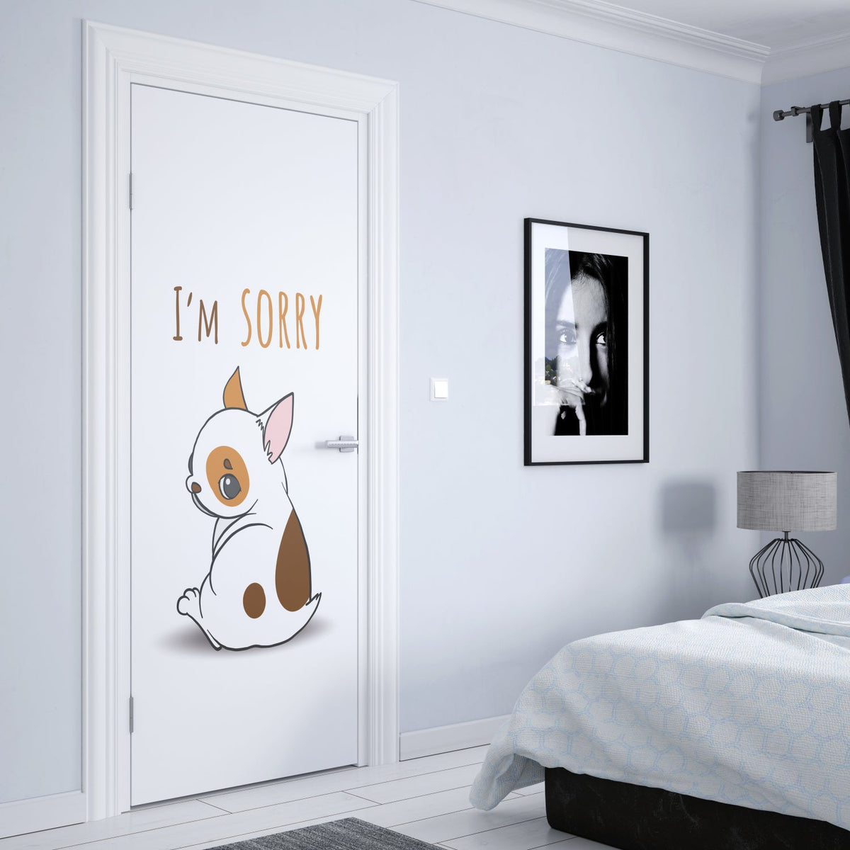 Türposter Kinderzimmer Selbstklebend