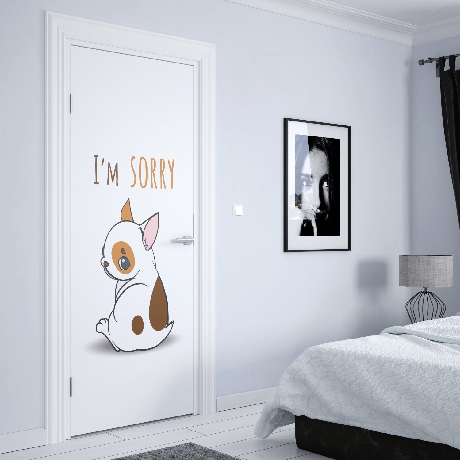 Türposter Kinderzimmer Selbstklebend