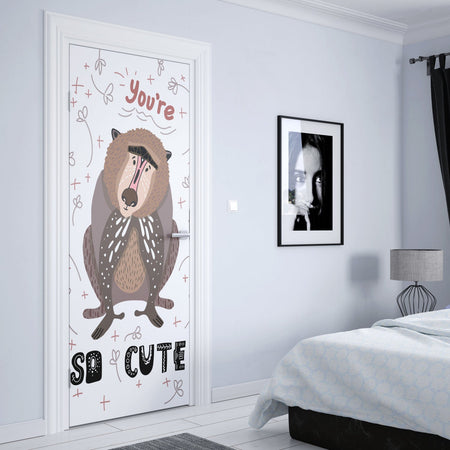 Türposter Kinderzimmer Selbstklebend