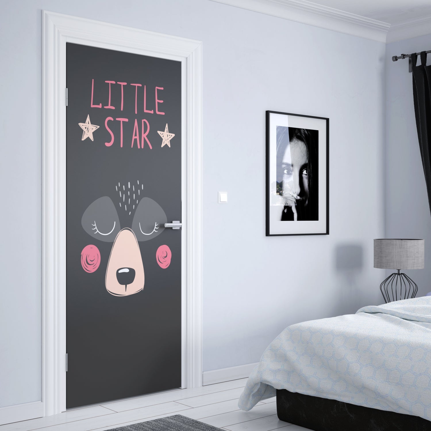 Türposter Kinderzimmer Selbstklebend