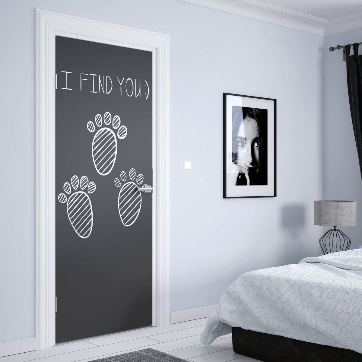 Türposter Kinderzimmer Selbstklebend