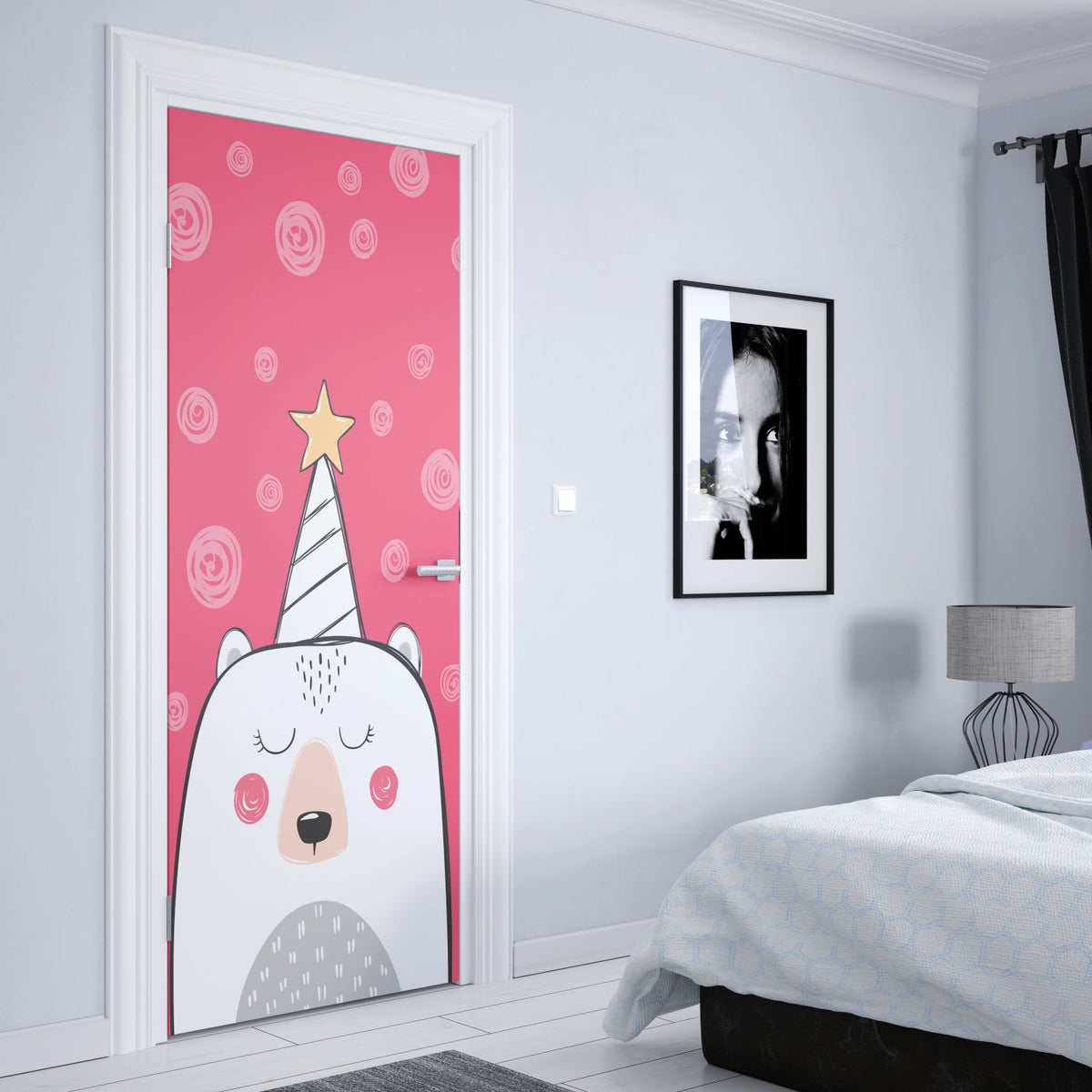 Türposter Kinderzimmer Selbstklebend