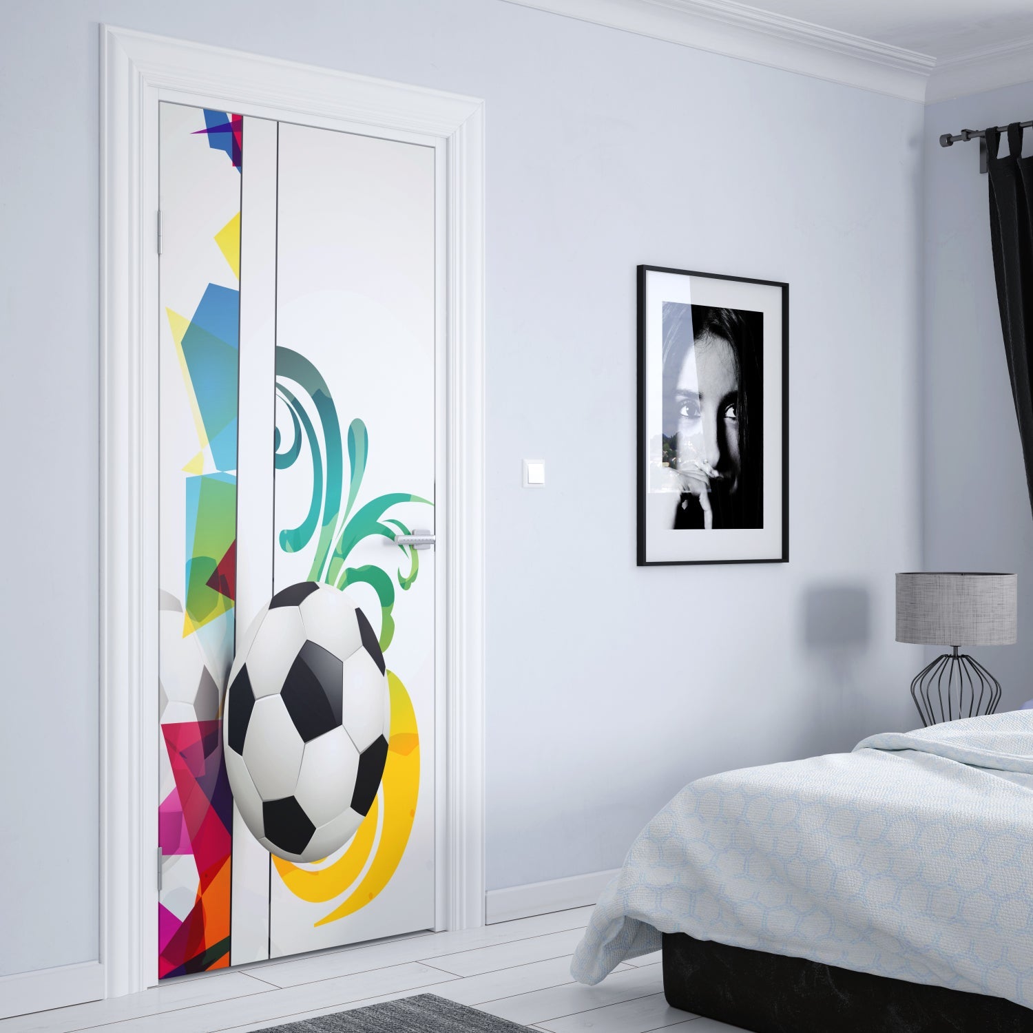 Türposter Kinderzimmer Selbstklebend