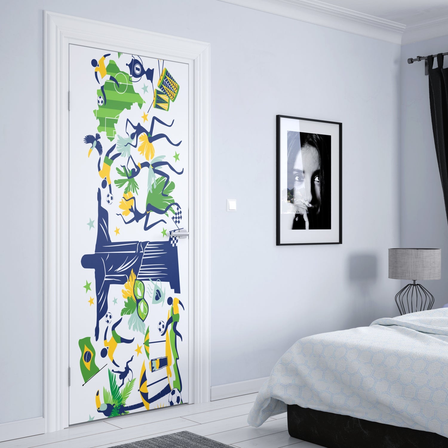 Türposter Kinderzimmer Selbstklebend