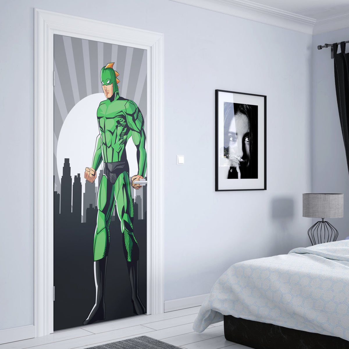 Türposter Kinderzimmer Selbstklebend