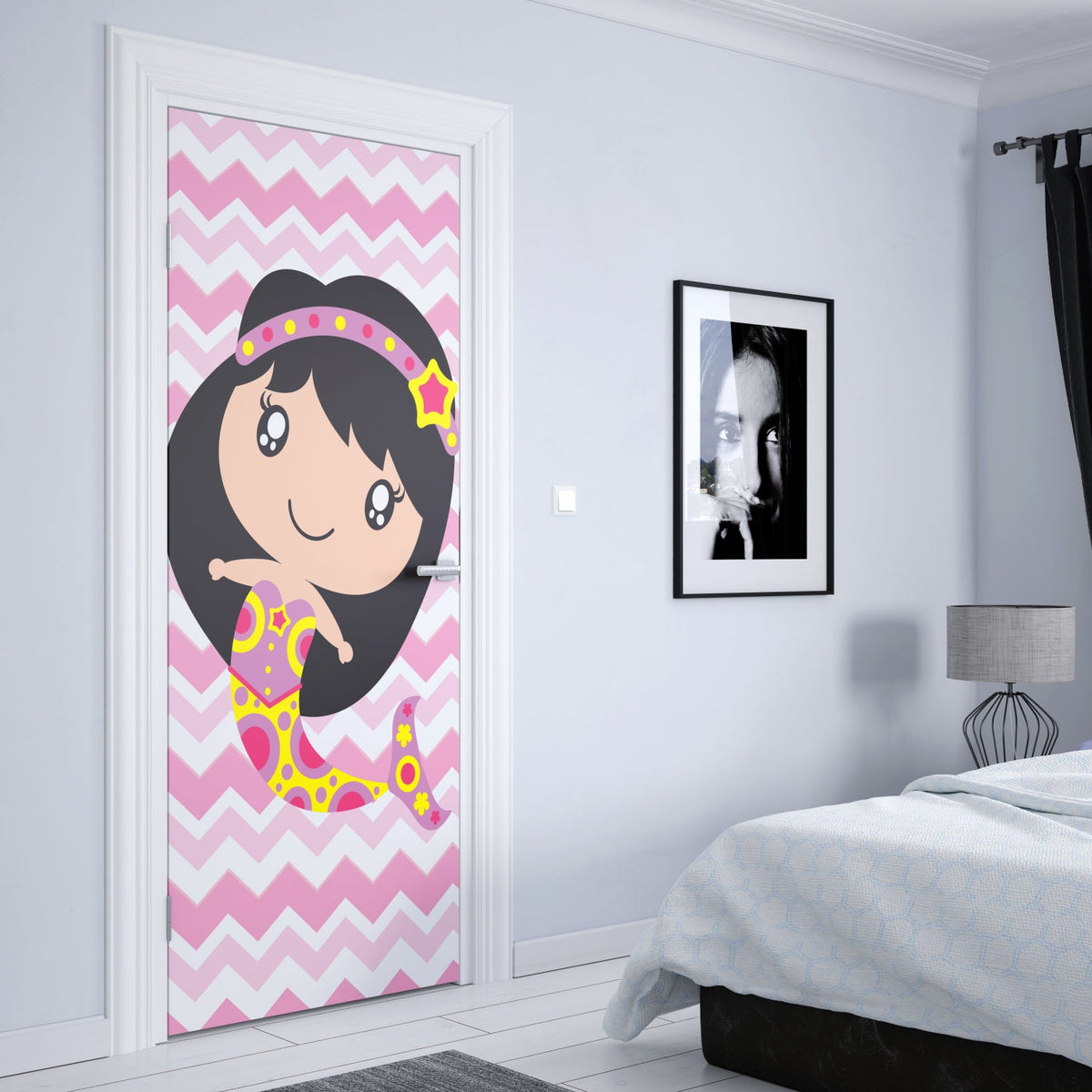 Türposter Kinderzimmer Selbstklebend